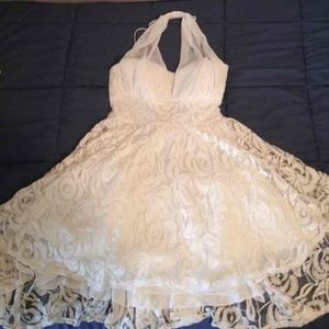 Lace Halter Dress